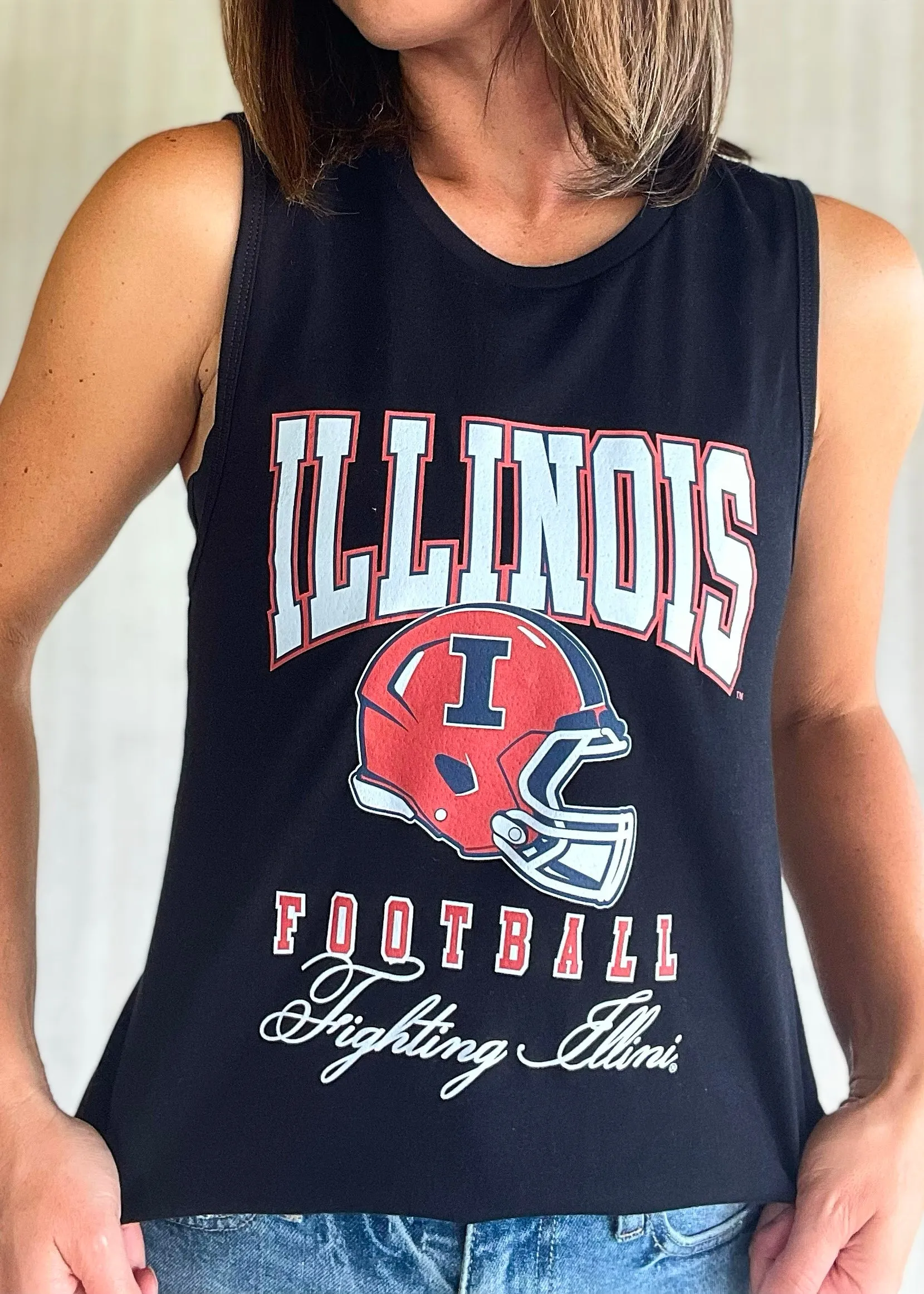 Fighting Illini Football Tank Top