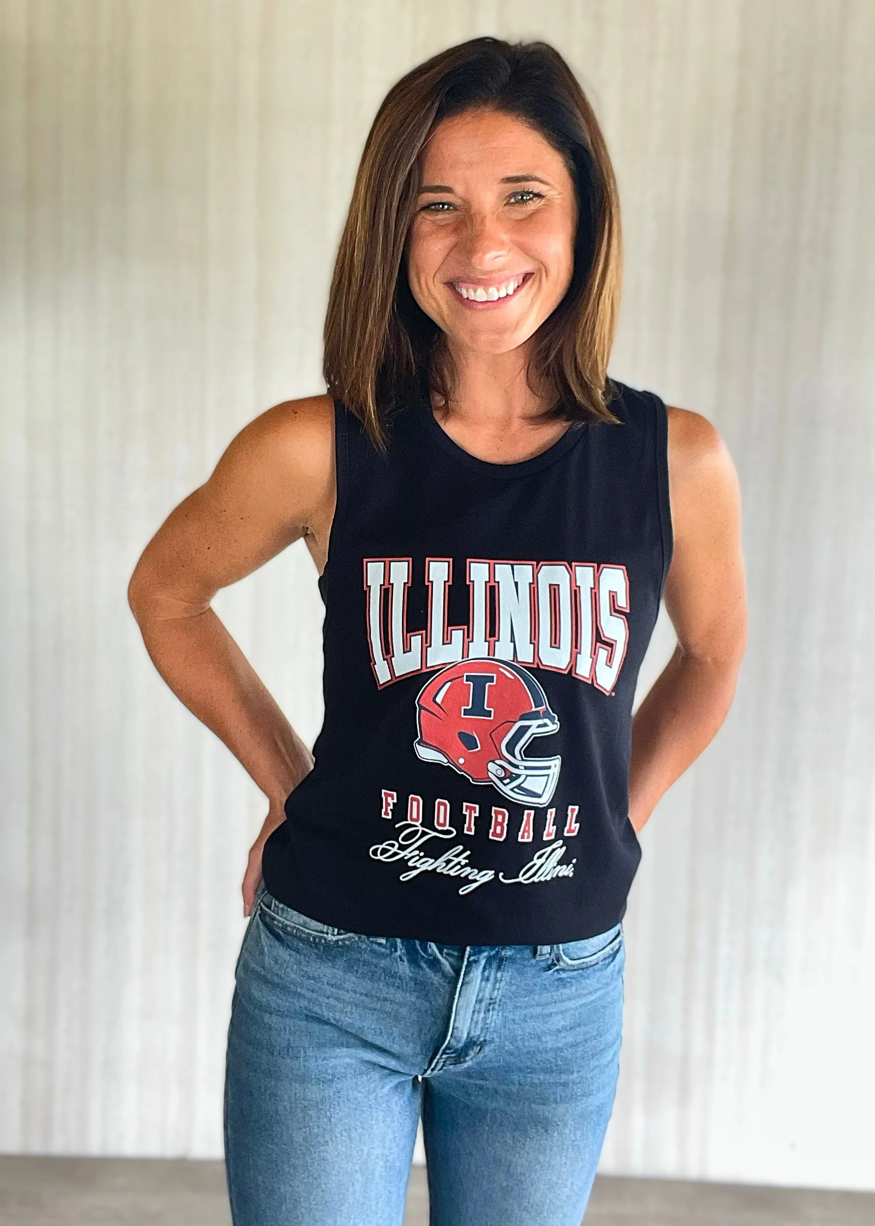 Fighting Illini Football Tank Top