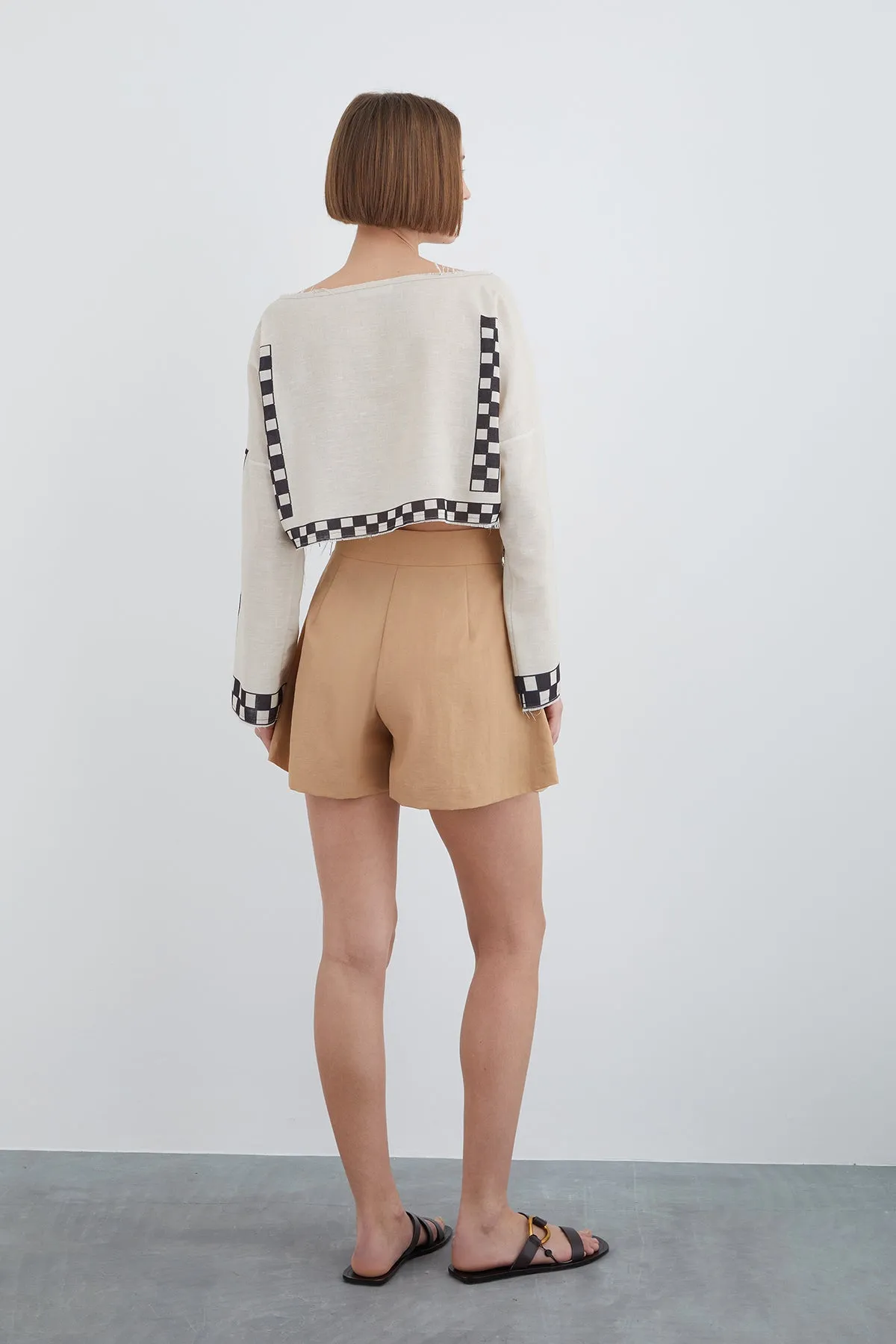 Flared Form Shorts Skirt