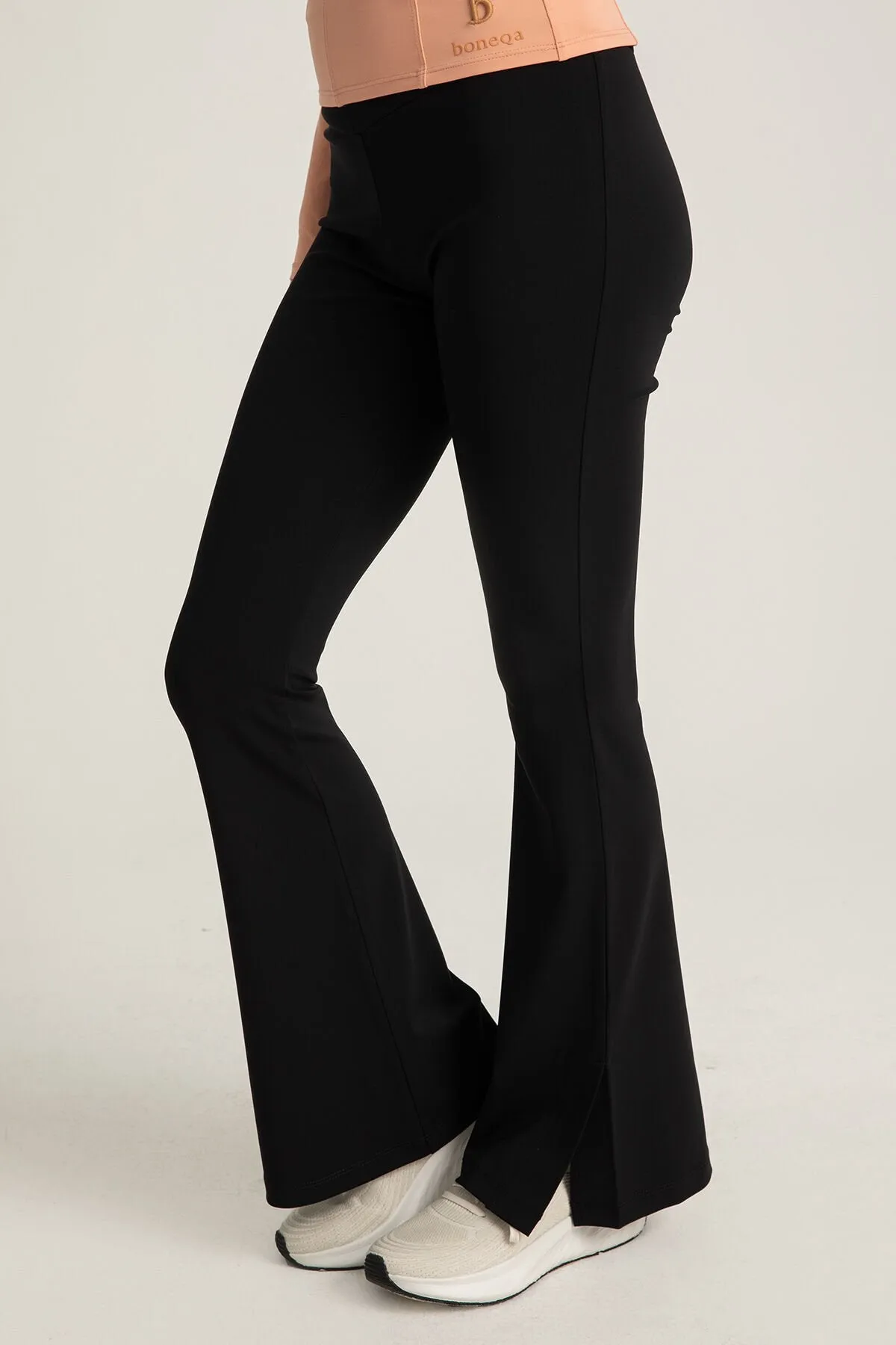 Flared Leggings Retro Black