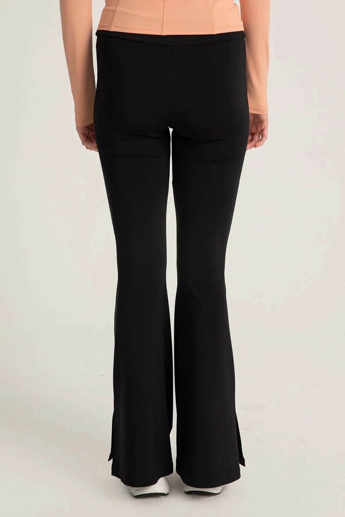 Flared Leggings Retro Black