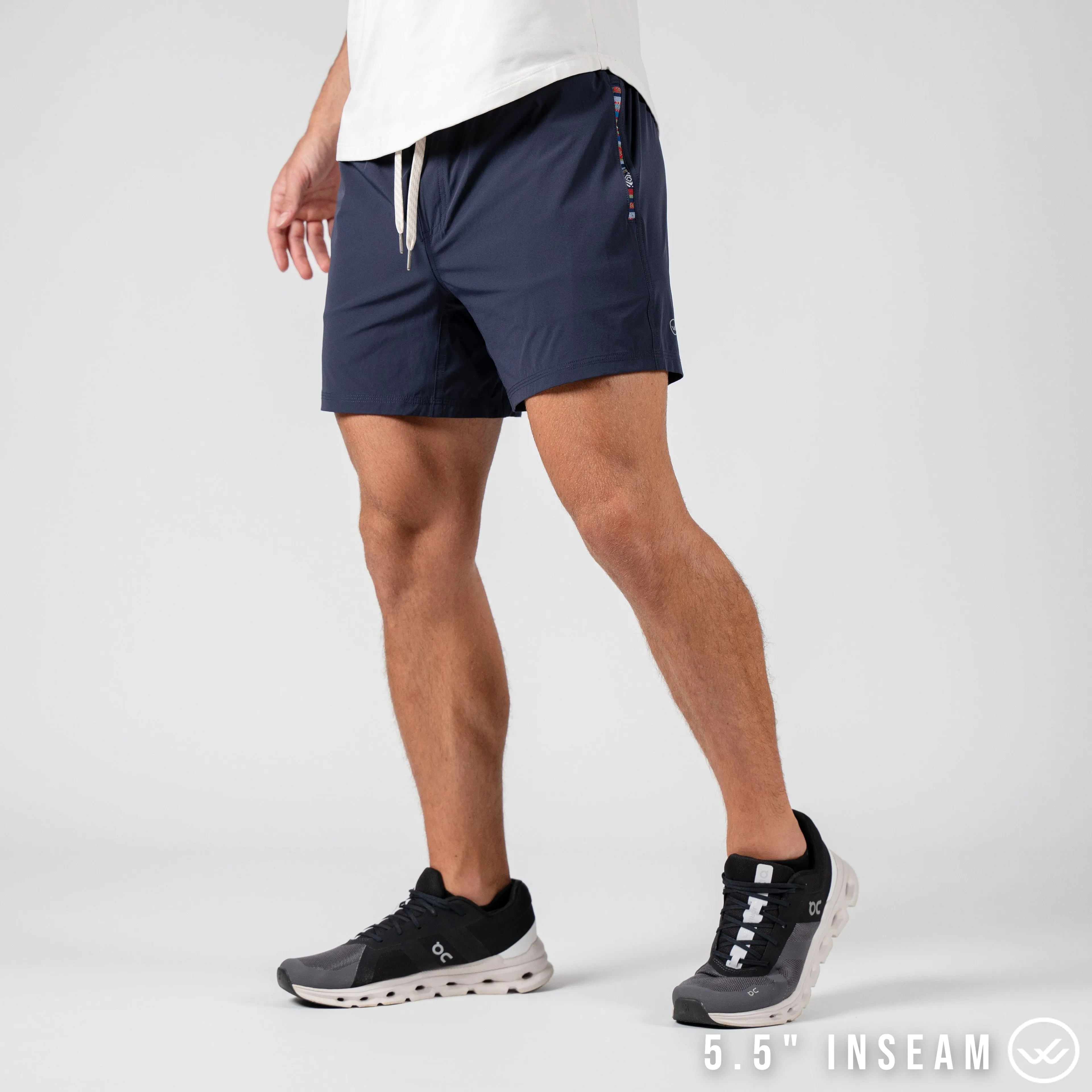 Flow 2.0 Short (Athletic) - Midnight Blue 5.5" & 7" - Linerless