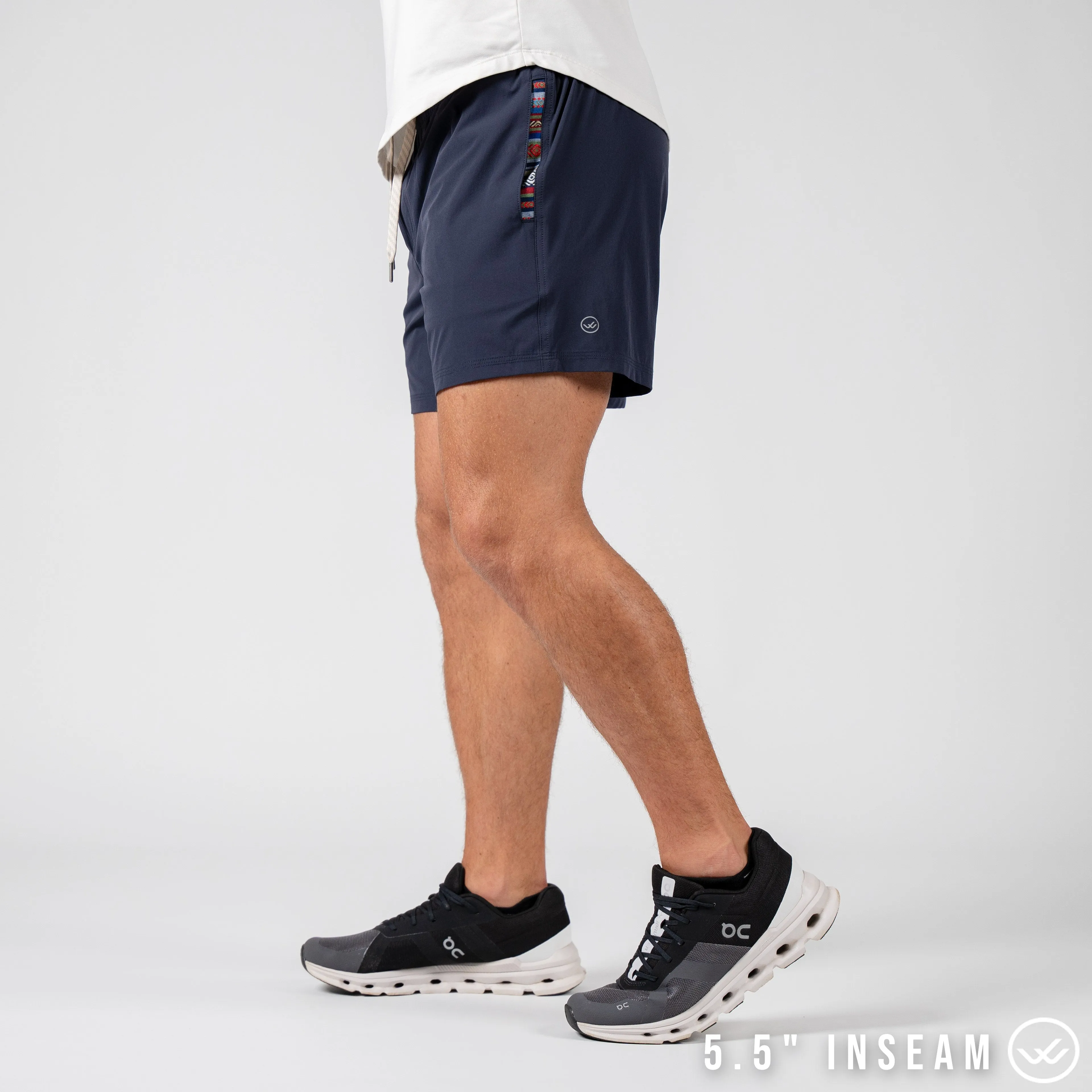 Flow 2.0 Short (Athletic) - Midnight Blue 5.5" & 7" - Linerless