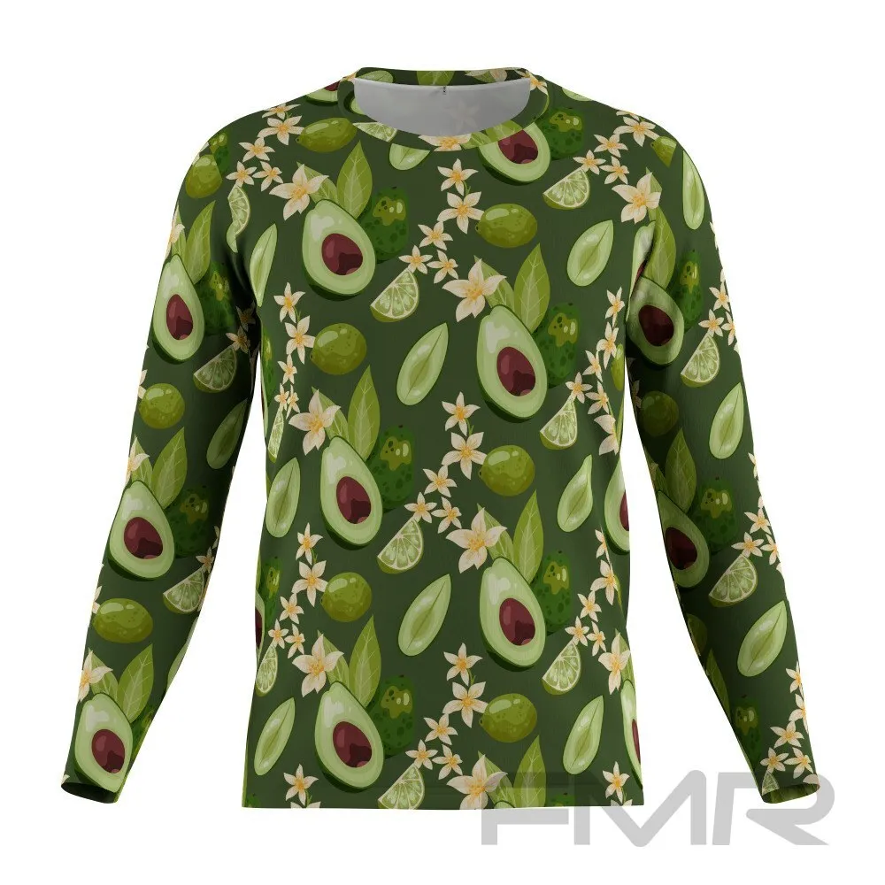 FMR Men's Avocado Long Sleeve Running Shirt