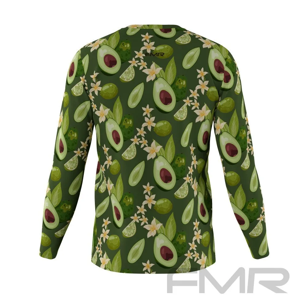 FMR Men's Avocado Long Sleeve Running Shirt