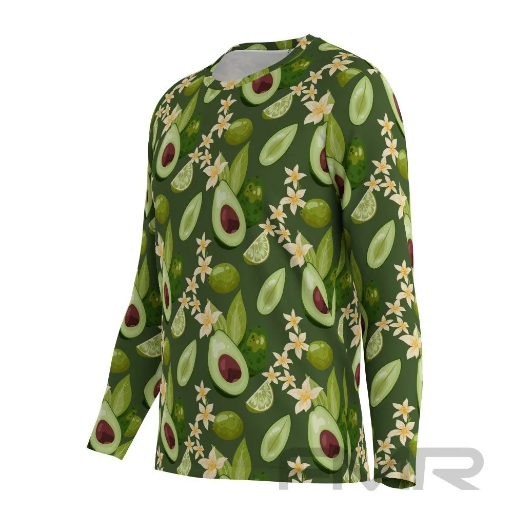 FMR Men's Avocado Long Sleeve Running Shirt