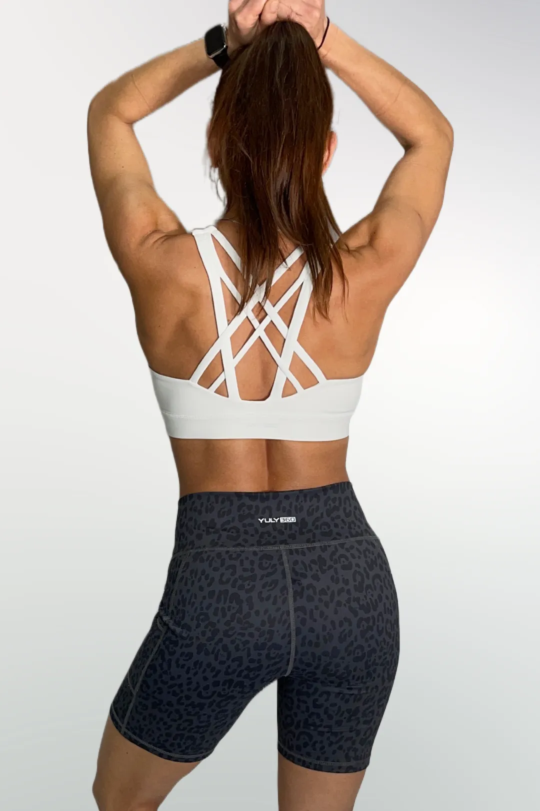 Go 4 It Shorts - Leopard Gray - FINAL SALE