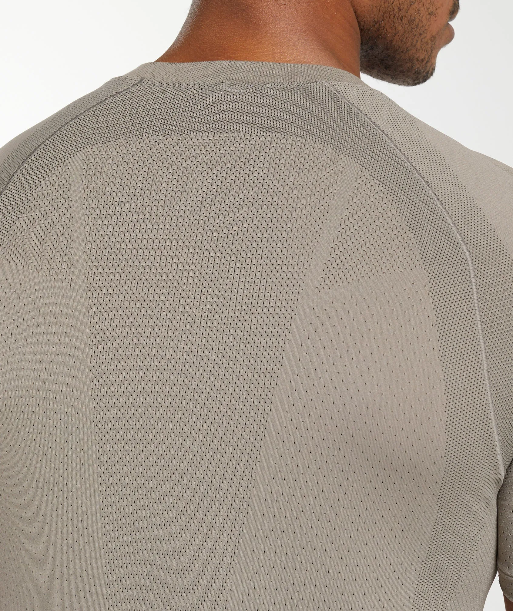 Gymshark Apex Seamless T-Shirt - Linen Brown/Black