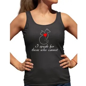 I speak for those who cannot Women's Tank Top