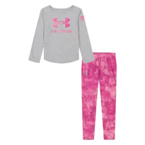 Infant Under Armour Freedom Crackle L/S Tee & Legging Set