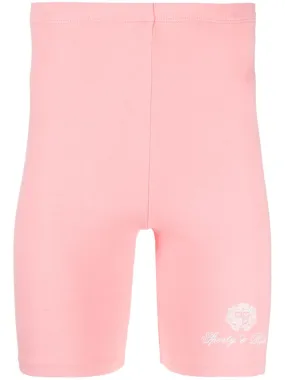 logo-print cycling shorts
