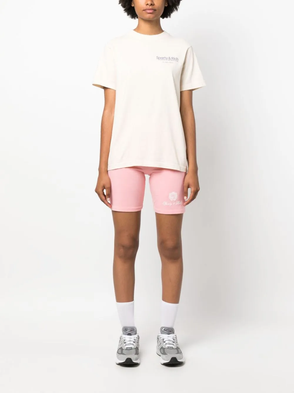 logo-print cycling shorts