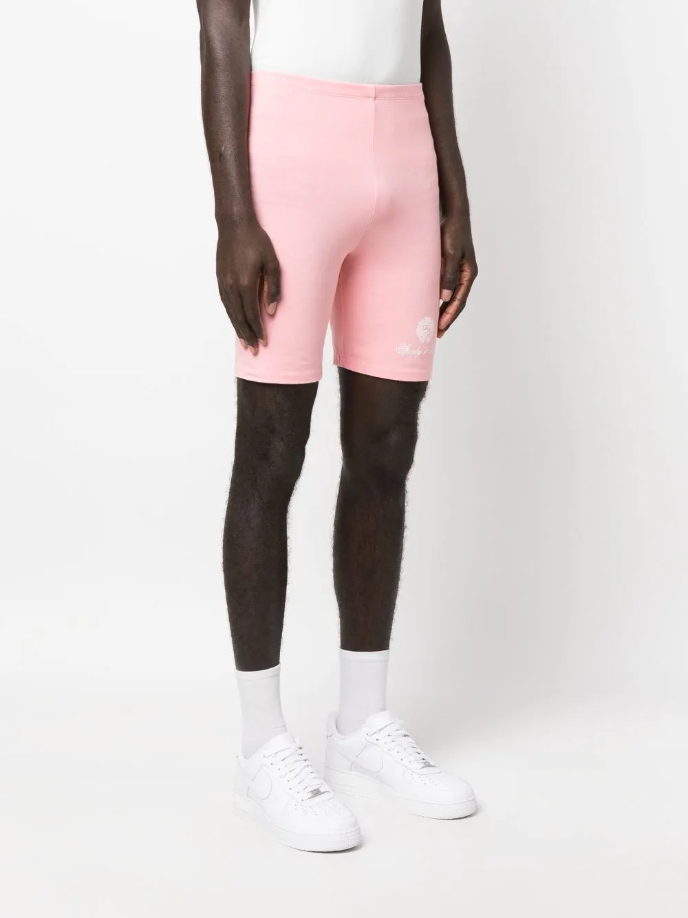 logo-print cycling shorts