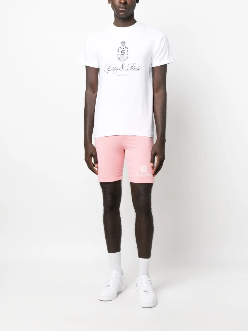 logo-print cycling shorts