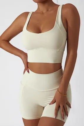 Longline Backless Sports Bra Top