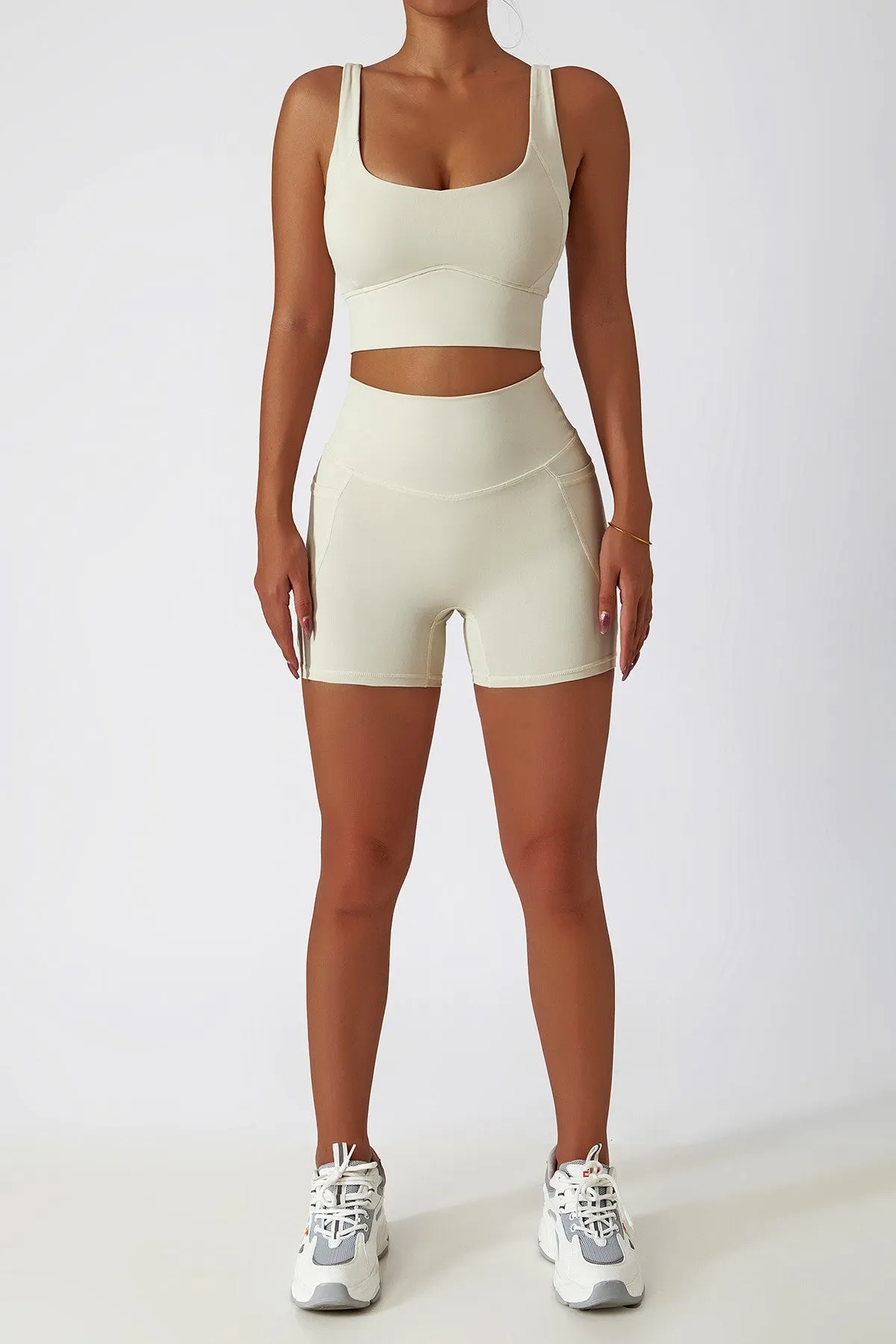 Longline Backless Sports Bra Top