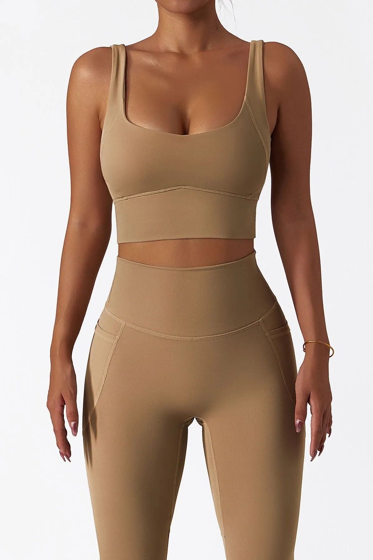 Longline Backless Sports Bra Top