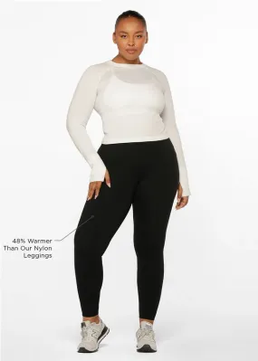 Lorna Jane Activewear | Ultra Amy Thermal Tech Full Length Leggings | Black