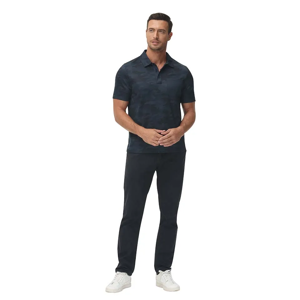 Men's camouflage golf shirt