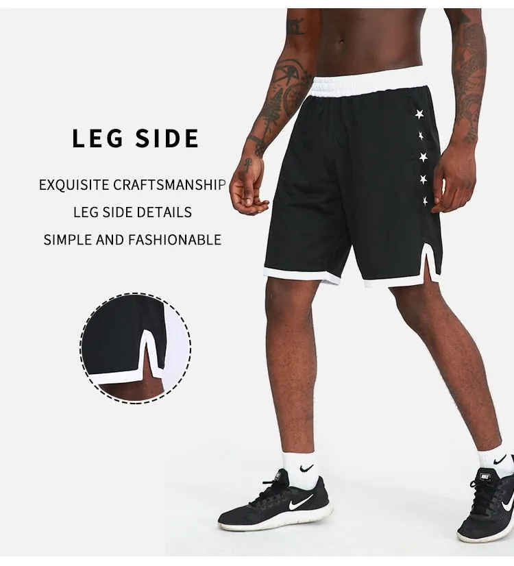 Men's Shorts Gym Men Sports Athletic Running Sport Fitness Mens Basketball Jogging Quick Dry