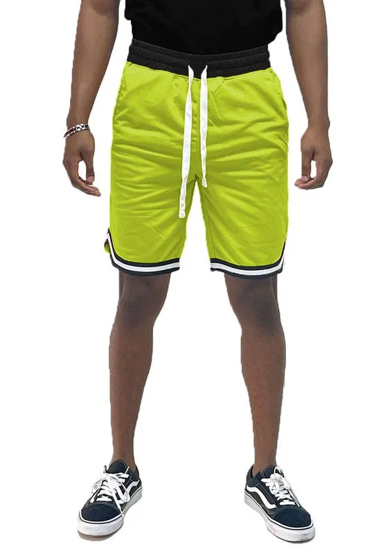 Men’s Solid Athletic Basketball Sports Shorts