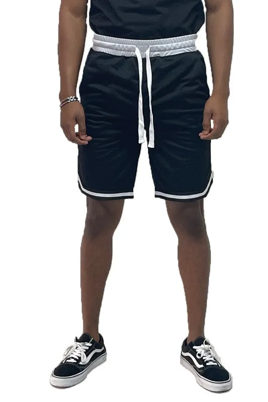 Men’s Solid Athletic Basketball Sports Shorts