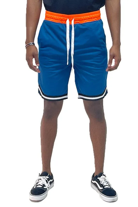 Men’s Solid Athletic Basketball Sports Shorts