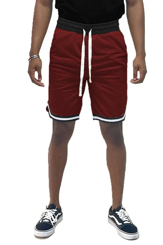 Men’s Solid Athletic Basketball Sports Shorts