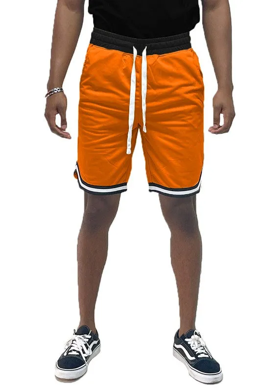 Men’s Solid Athletic Basketball Sports Shorts