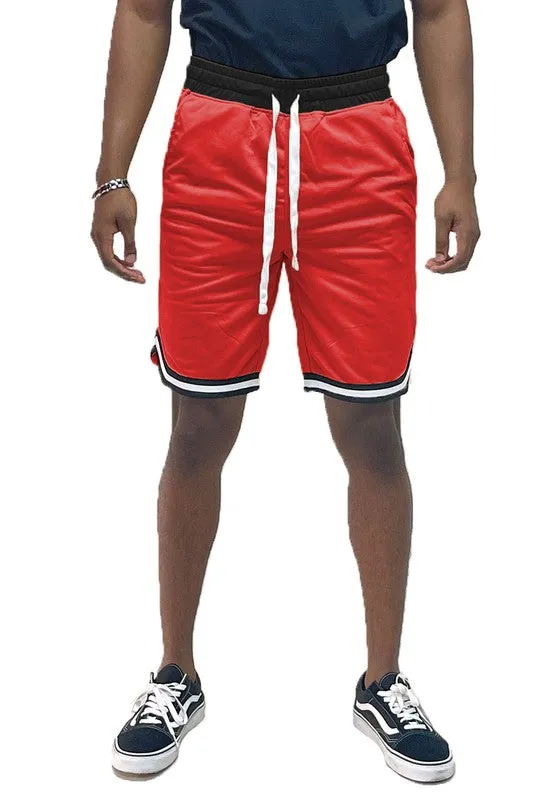 Men’s Solid Athletic Basketball Sports Shorts