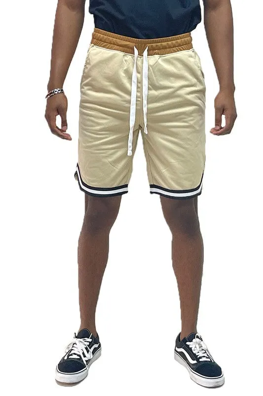 Men’s Solid Athletic Basketball Sports Shorts