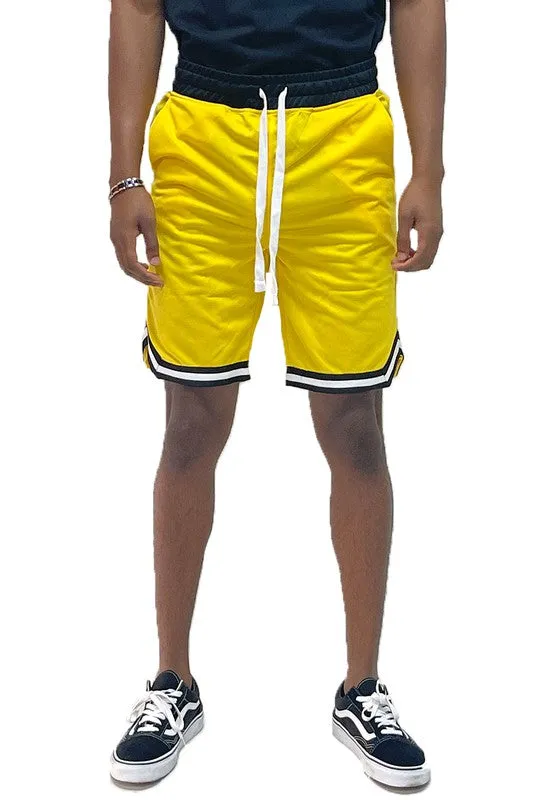 Men’s Solid Athletic Basketball Sports Shorts