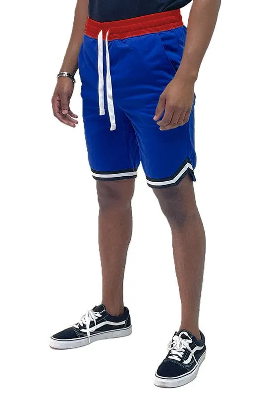 Men’s Solid Athletic Basketball Sports Shorts
