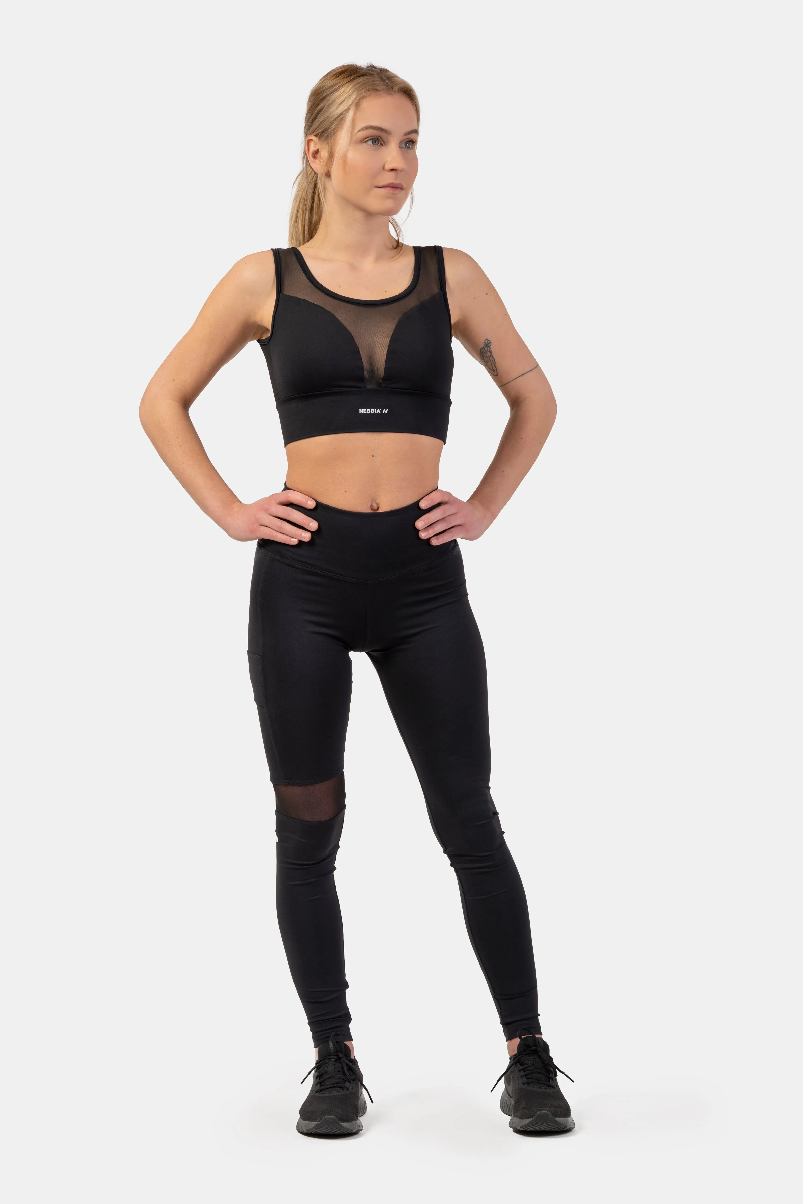 NEBBIA Sporty Smart Pocket High-Waist Leggings 404