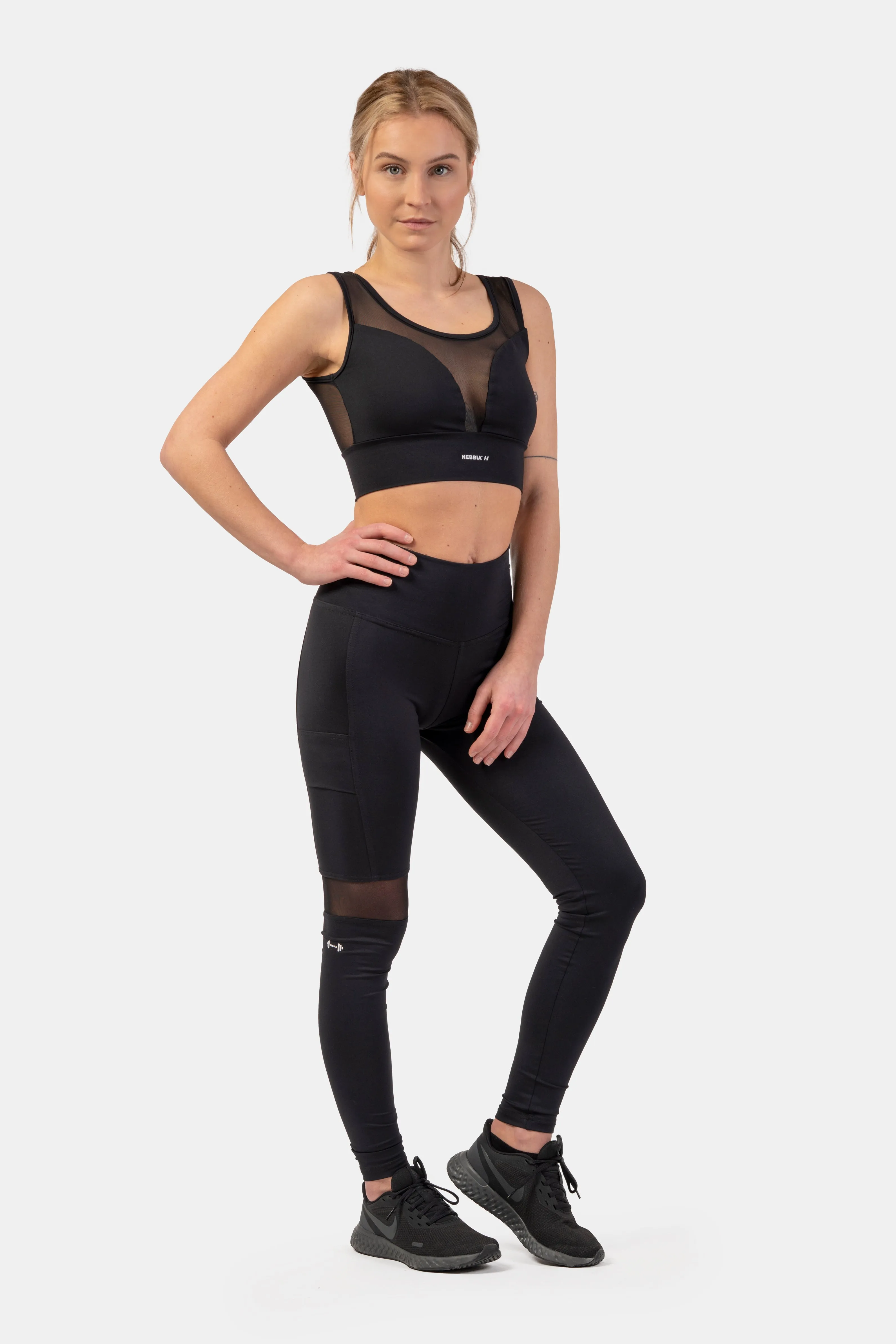 NEBBIA Sporty Smart Pocket High-Waist Leggings 404