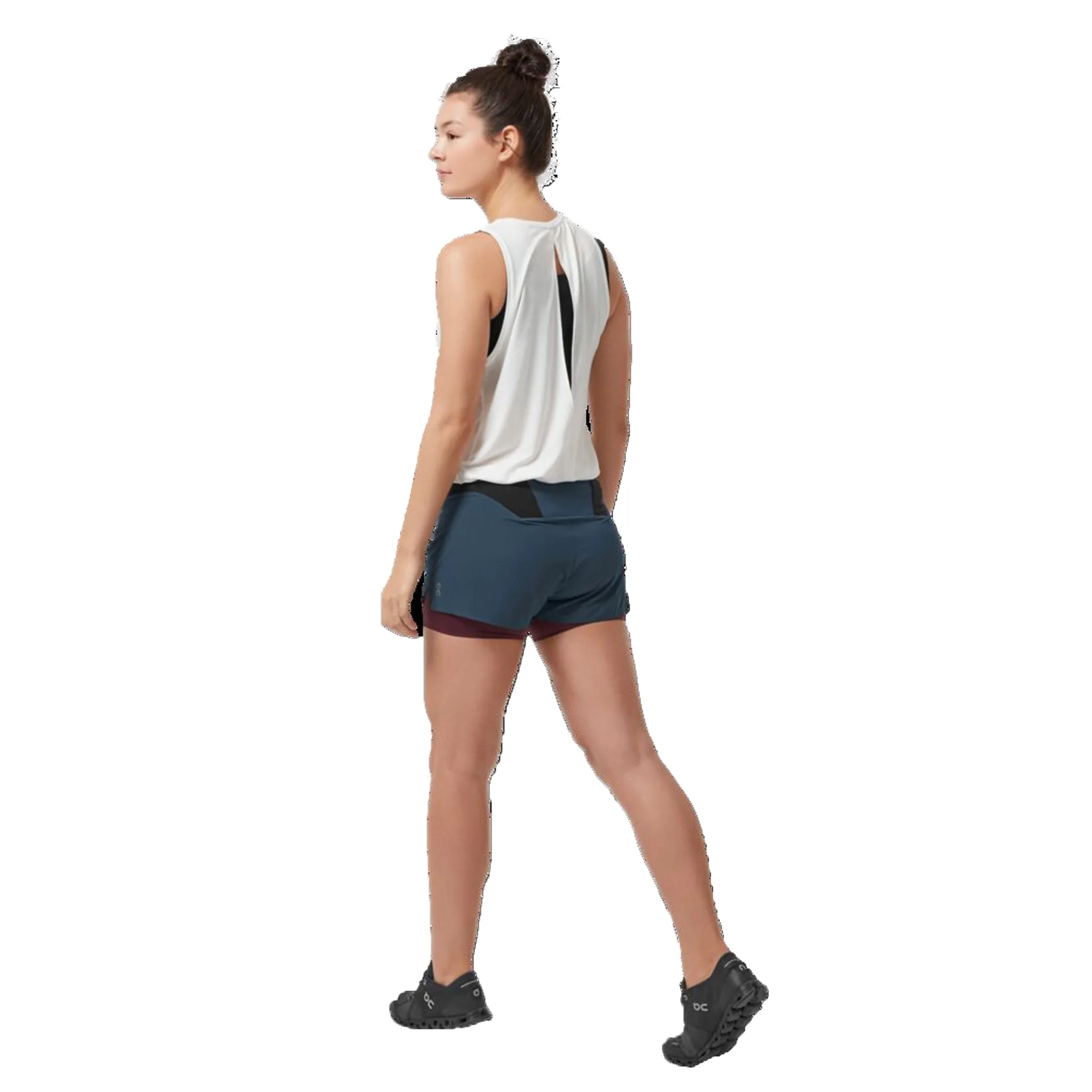On Running Shorts Women's Navy Mulberry