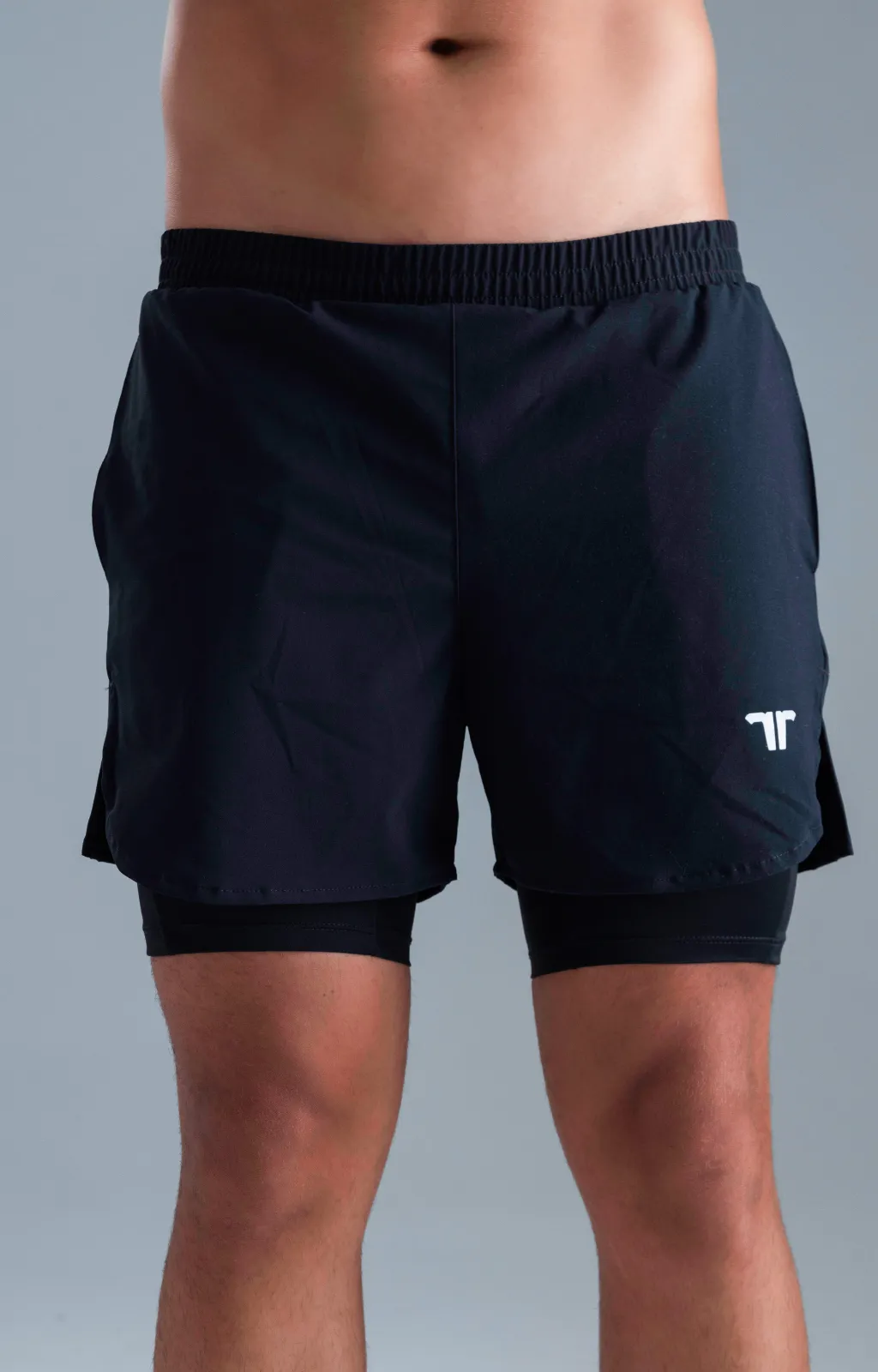 Pantaloneta con Licra Interna Boost Black Man
