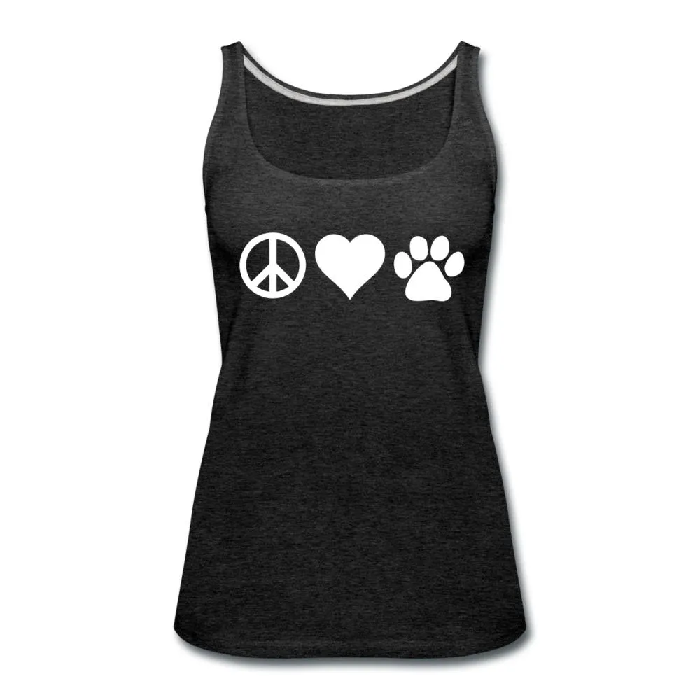 Peace, love, paws Women's Tank Top