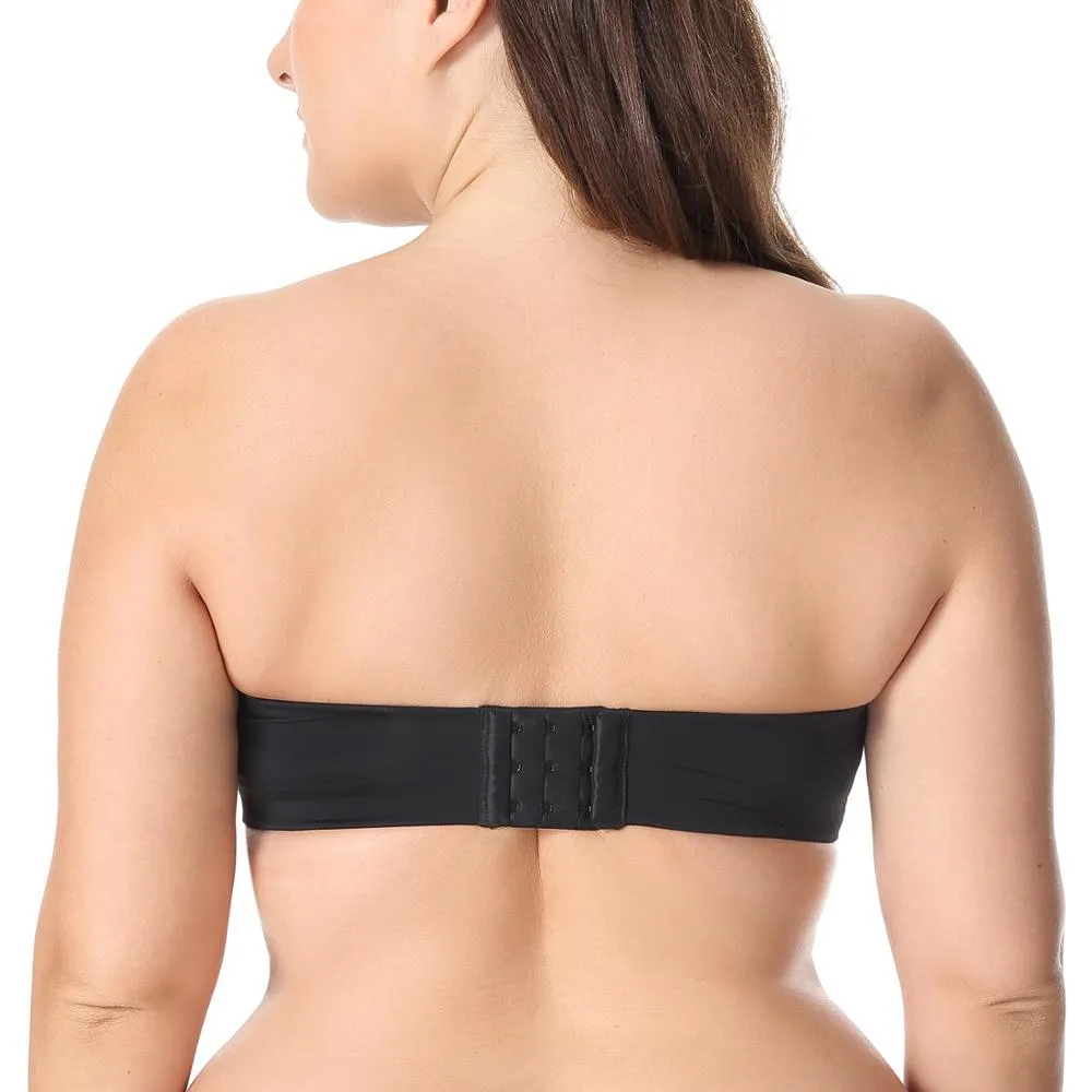 Plus size silicone bands strapless bras (Size 32/70-42/95, C-F)
