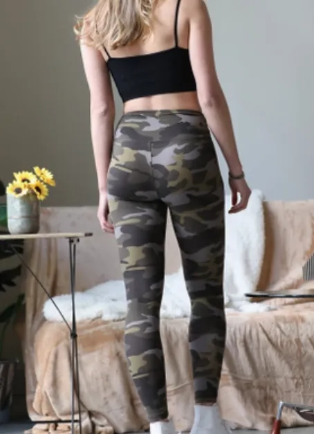 Premium Microfiber Camouflage Leggings