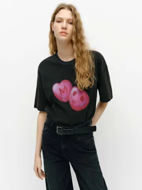 Printed Detail Cotton T-shirts