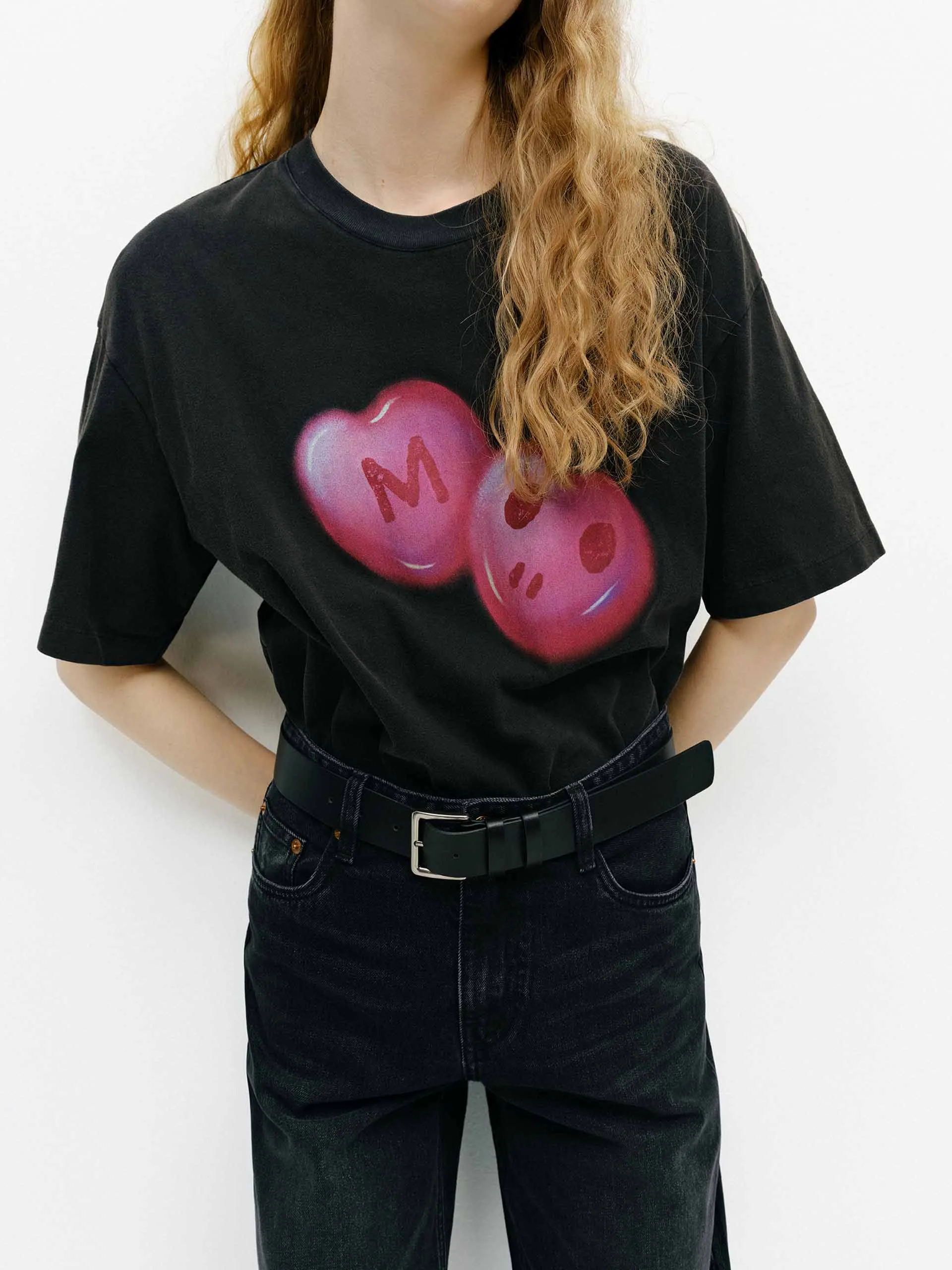 Printed Detail Cotton T-shirts