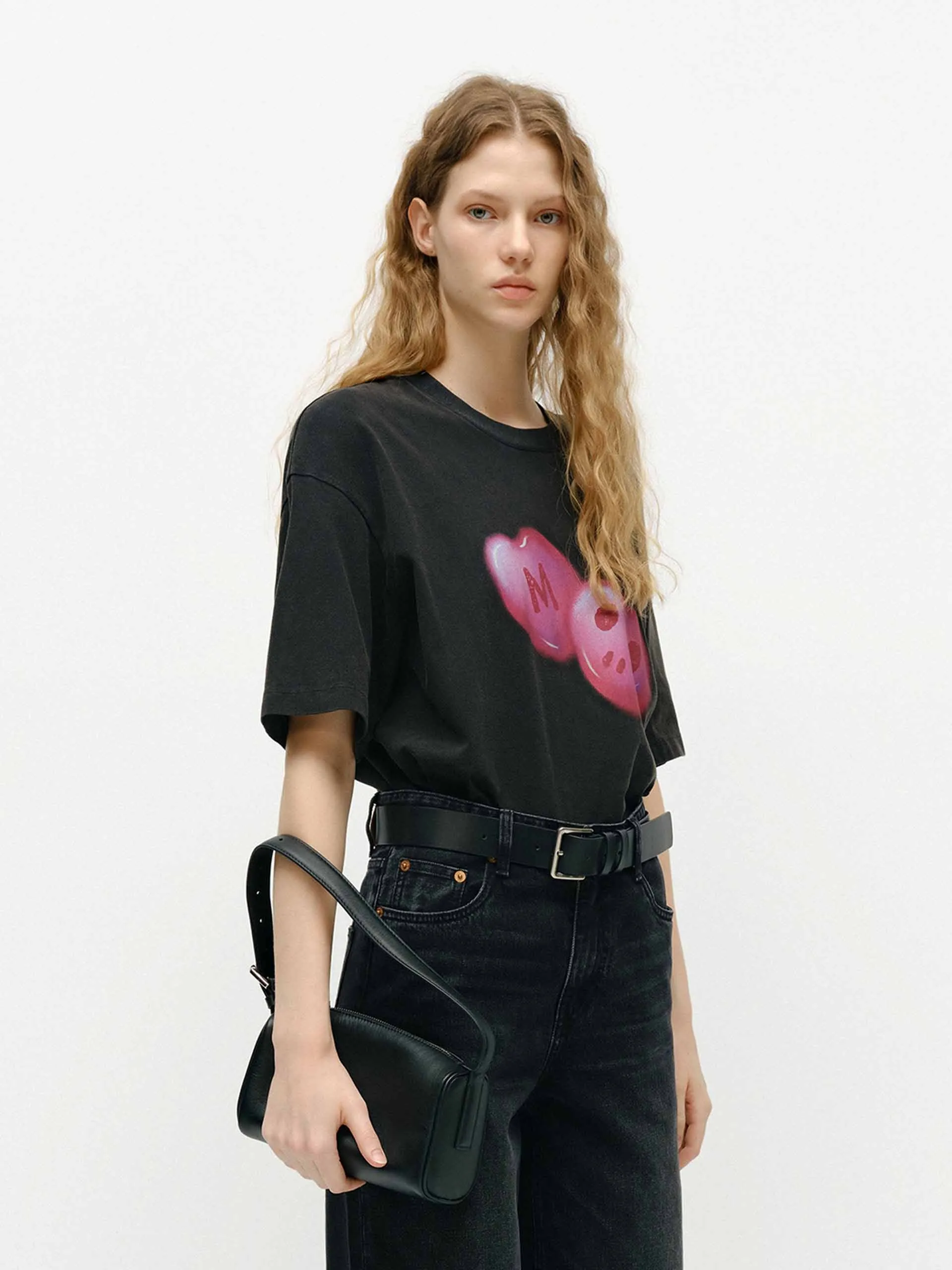 Printed Detail Cotton T-shirts