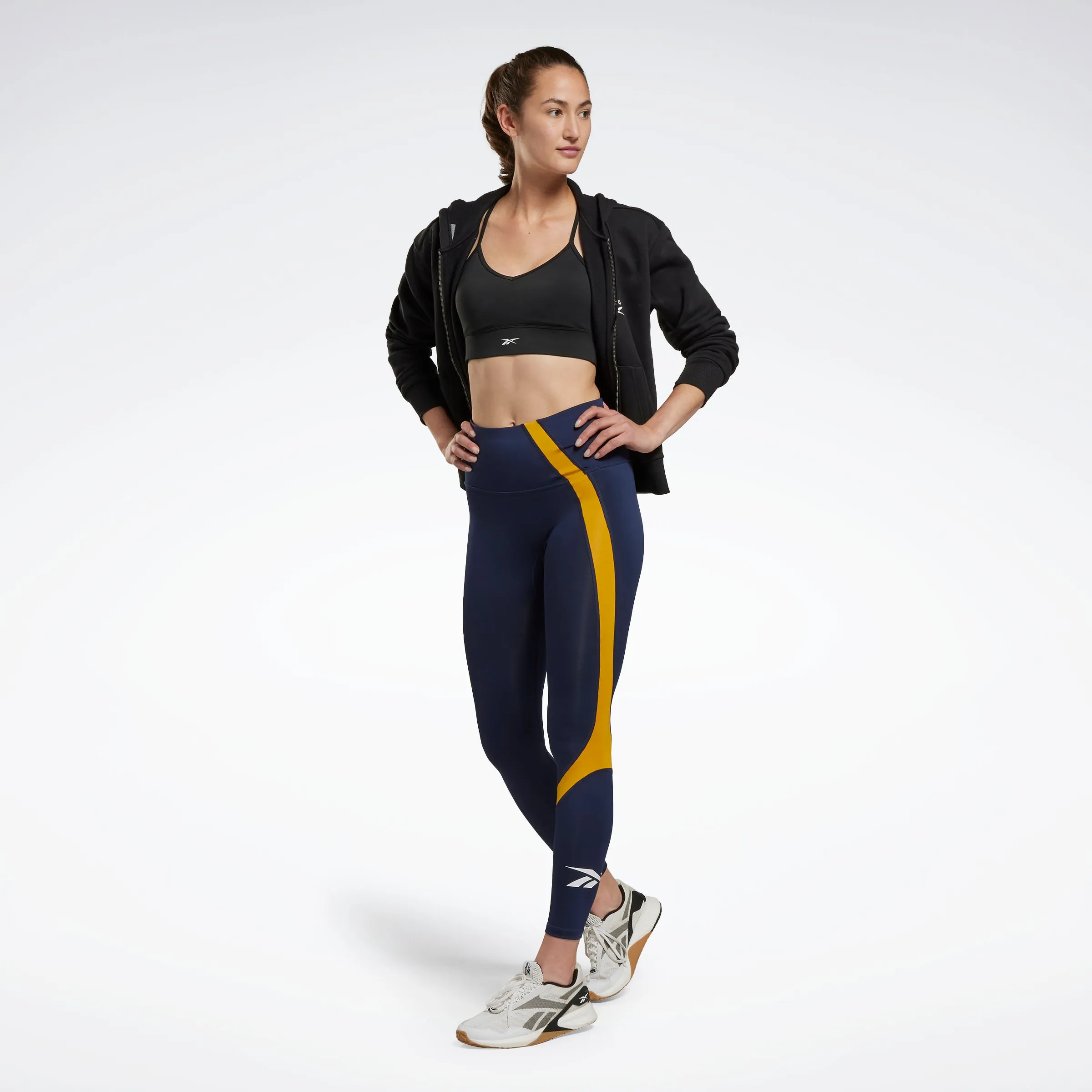Reebok Apparel Women Workout Ready Vector Leggings Vecnav