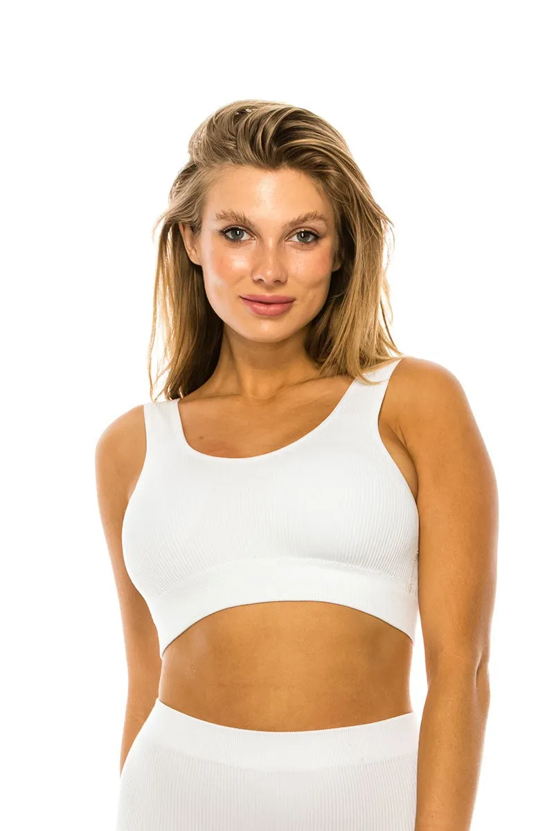 Ribbed Tank Bralette