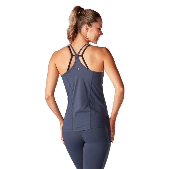 RIBBED TANK - NAVY