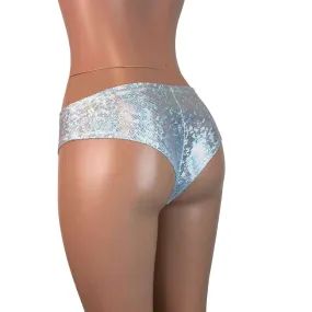 SALE - XS Silver Shattered Glass Cheeky