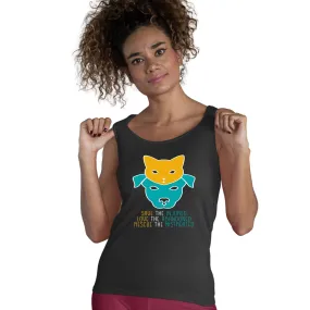 Save the injured, love the abandoned, rescue the mistreated Women's Tank Top