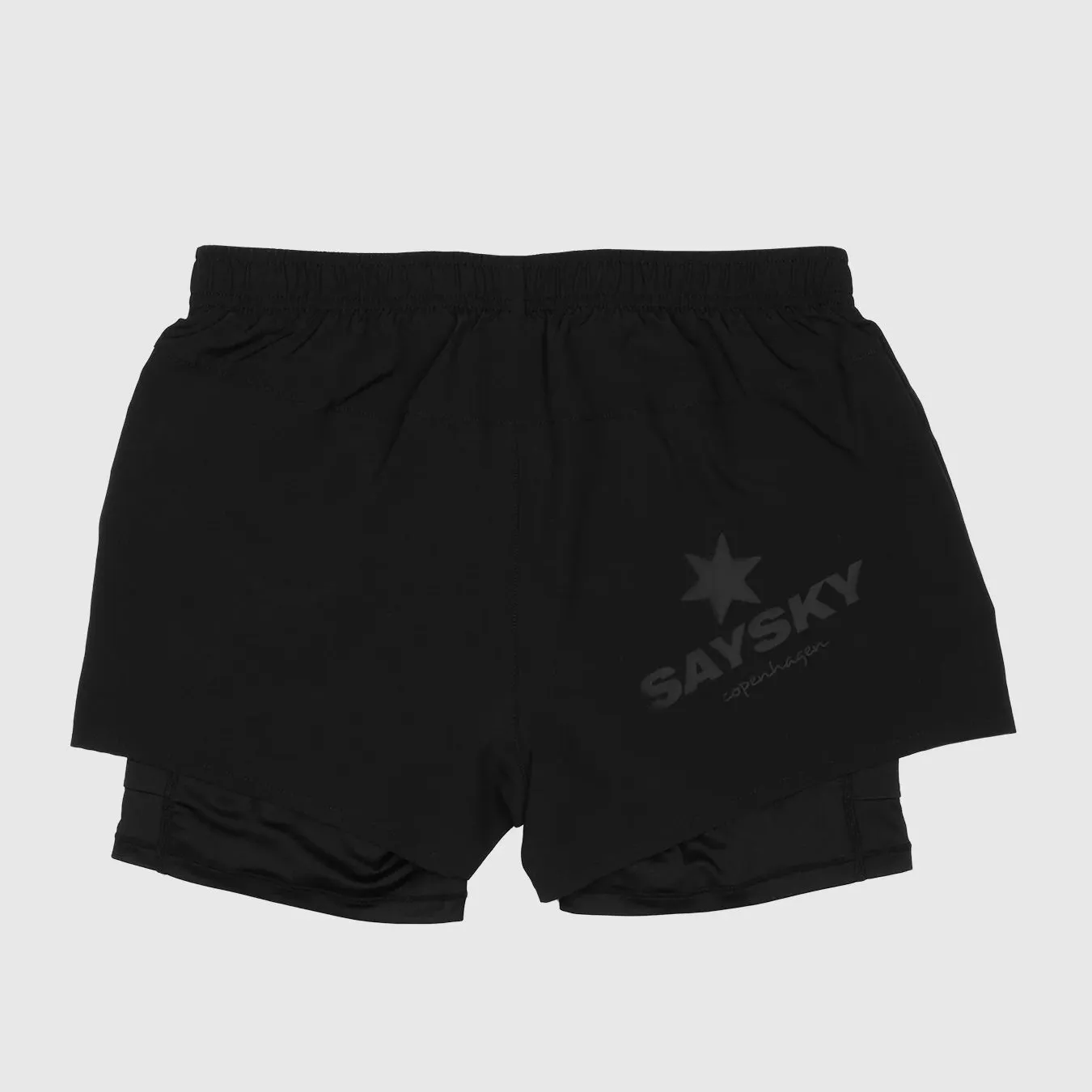 SAYSKY Women's 2 In 1 3 Inch Shorts Black