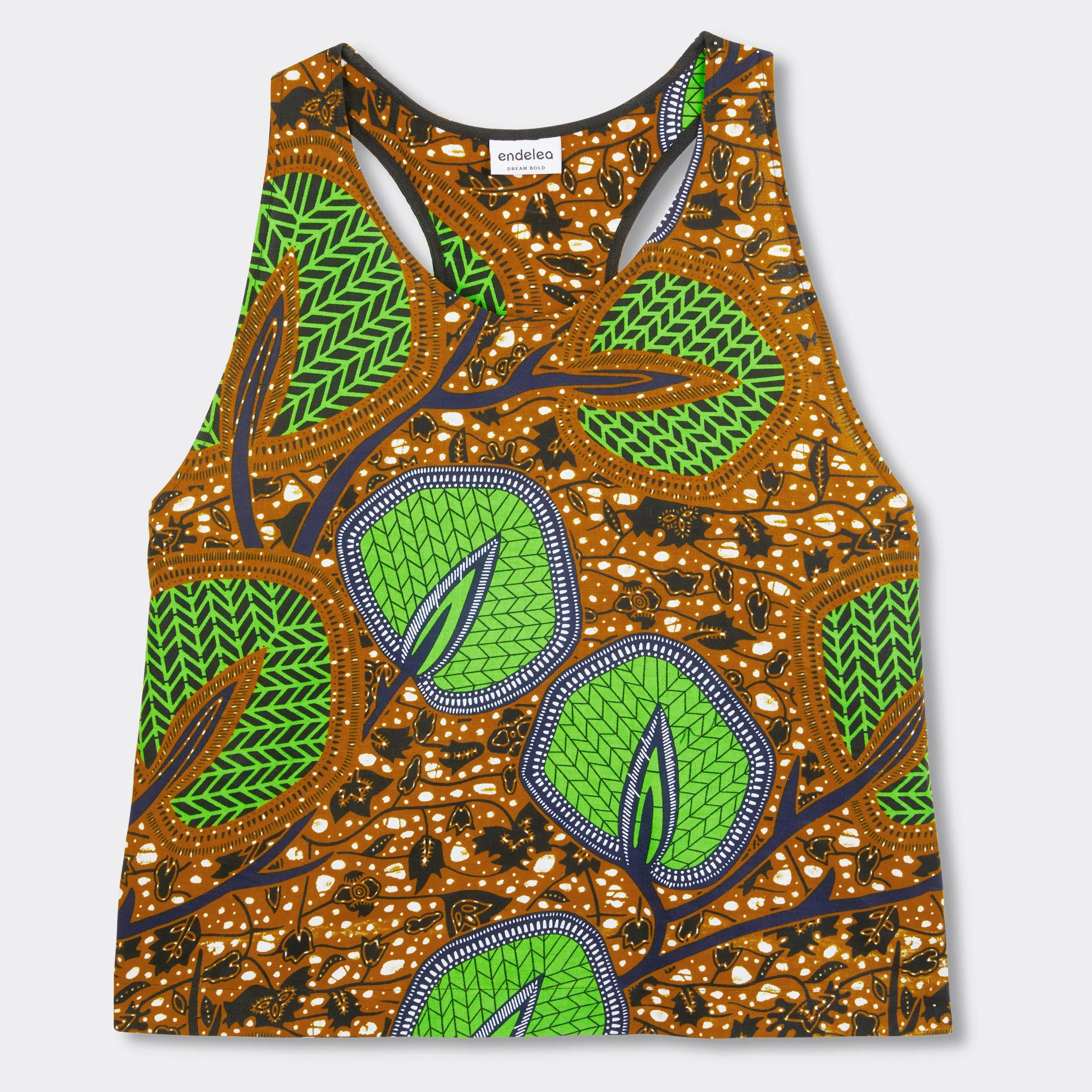 Sleeveless Top in Wax Hidden Garden